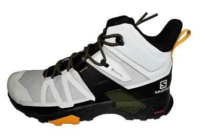 Salomon X Ultra 4 Mid Gore-Tex Hiking Boots Waterproof Lunar Rock Magnet 10.5 • $169.99
