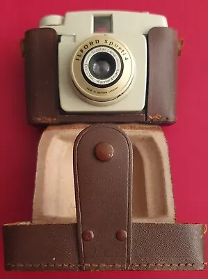 A Nice Vintage Ilford Sporti 4 127 Roll Film Camera With Case • £3