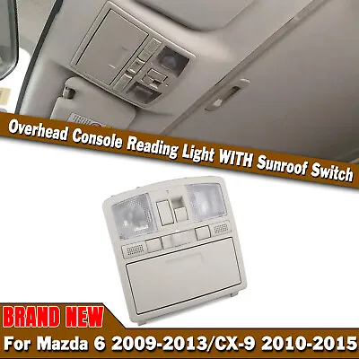 For 2012-2015 Mazda CX-9 Overhead Console Light With Sunroof TD74-69-970B-75 • $46.99