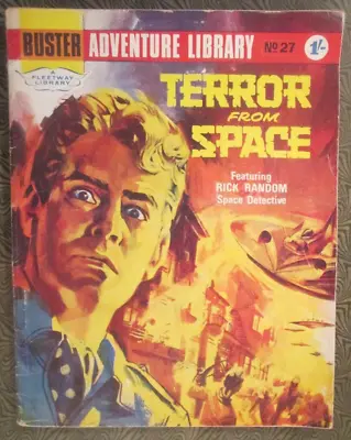 £10 • Buy Buster Adventure Library #27 1967 ' TERROR FROM SPACE'.Rare,Good Condition.