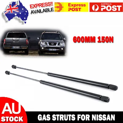 2x Hard Top Lid Tonneau Cover Gas Struts For Nissan Navara D40 D22 600mm 150N AU • $24.89