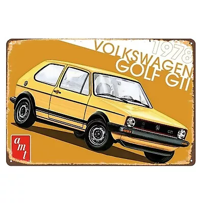 Vw Golf Gti Mk1 Car Metal Poster Tin Sign 20x30cm • $14.90