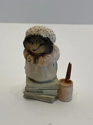 World Of Beatrix Potter Mrs Tiggy Winkle Small Resin Hedgehog Figurine 1996 • $14.99