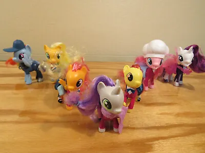 X 7 MLP Movie My Little Pony Clothes Snap-On Fashion RARE  2016 2017 • $63.75