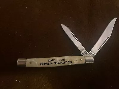 Imperial Stainless Usa Mop Vtg 2 Blade Advertising Pocket Knife Oelwein Iowa • $11.95