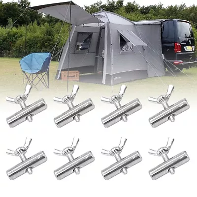 8x Awning Rail Stoppers M4x12 Mm Outdoor Camping Caravan Motorhome Accessories • $23.99