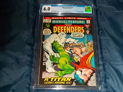 Marvel Feature #3 CGC 6.0 F (Marvel - 06/72) 3rd Defenders! • $67