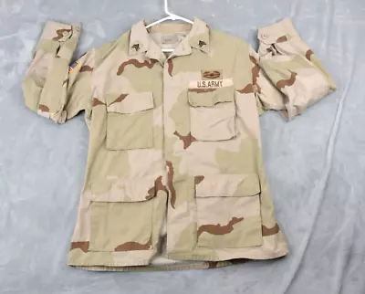 US Military Desert Camo BDU Medium Large 34th Infantry Combat Uniform Coat Shirt • $19.88