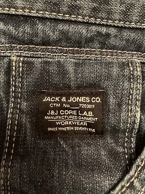 Jack & Jones Blue Jeans Mens W 34 L 31 • £5