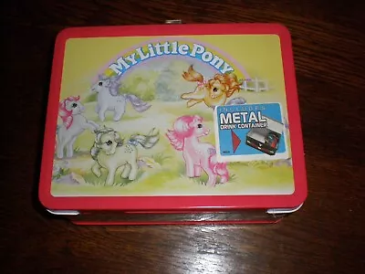 My Little Pony METAL LUNCH BOX  With Drinking Container • $125