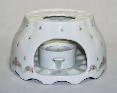 KAISER~ Early Porcelain Round WARMER STAND W/Fuel Cup Holder (Marseille)~Germany • $39