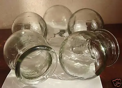 5  Vintage Old Soviet Medical Fire Glass Cupping  • $7