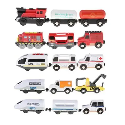 Electric Train Cars Fire Alarm Wagons Gas Oil Tank Building Railway Toys • £14.72