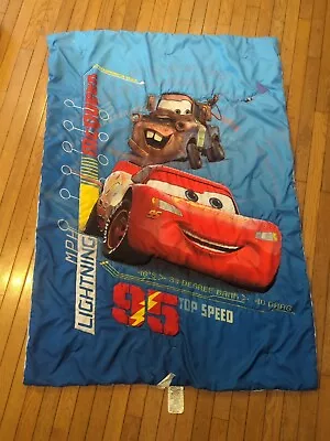 Reversible Disney Pixar Cars Comforter  For Toddler Bed Lightning McQueen • $12.99