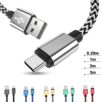 $7.27 • Buy Fast Charging For Samsung Huawei Motorola Google Type C USB C Data Charger Cable