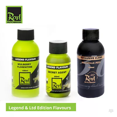 Rod Hutchinson Legend & Limited Edition Liquid Flavours - Carp Fishing Bait • £7.49