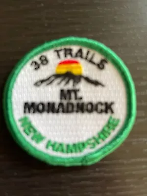 Mt. Monadnock Patch. 38 Trails New Hampshire 2 Inch Patch • $6