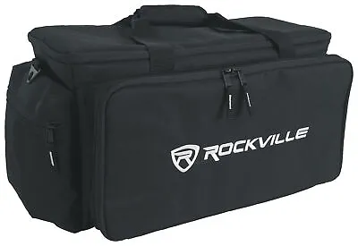 Rockville UT-BAG10 Padded DJ Cable/Utility Bag W/removable Dividers+YKK Zippers • $69.95