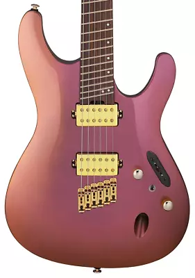  Ibanez SML721 Axe Design Lab Multi-Scale Electric Guitar Rose Gold Chameleon • $999.99