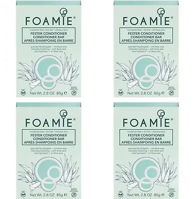 4 Foamie Firm Conditioner Solid Bar Aloe Vera Vegan Dry Hair Natural Shine 2.8 • $33.70