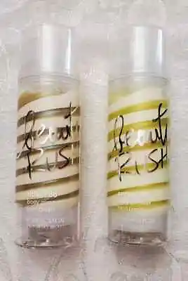 2 Victoria's Secret Beauty Rush Body Glimmer Swirl Cream~ Honey Do & Appletini   • $34.99