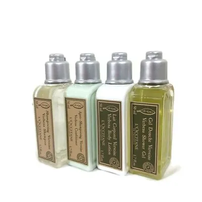 L’OCCITANE Verbena Shower Gel Lotion Shampoo Conditioner 50ML X 4 NEW • $29.99