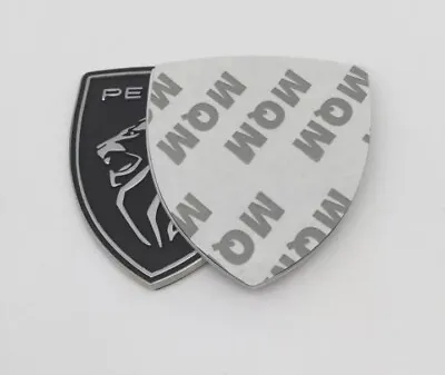 £11.99 • Buy Peugeot Metal Emblem Badge New Model Black