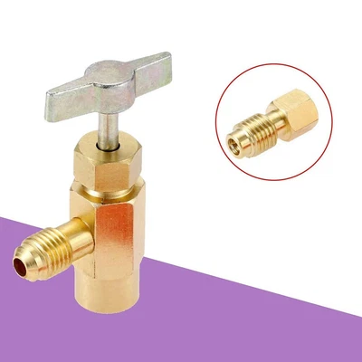 $9.32 • Buy R134A Can Tap Valve Refrigerant Dispenser-Tools W/ Tank Adapter For 1/4 And 1/2