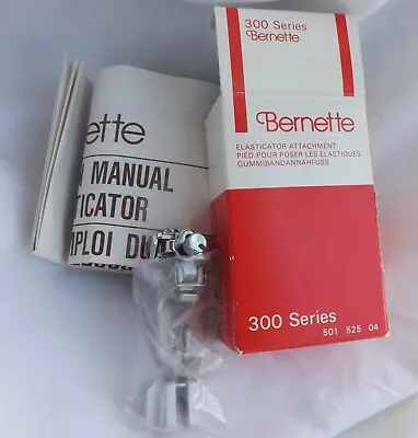 $25 • Buy Bernette Bernina Elasticator Elastic Serger Presser Foot Attachment 300 Series