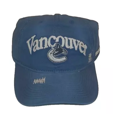 Vancouver Canucks Slouch Adjustable Reebok Hat - Osfa • $15