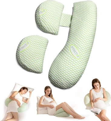 $85.05 • Buy Pregnancy Pillows - Maternity Pillow With Adjustable And Removable Cooling Cover