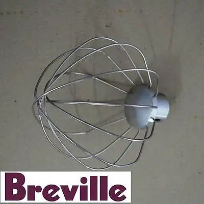 Genuine Breville Mixer Balloon Whisk Attachment Part Bem800/330 • $39.60