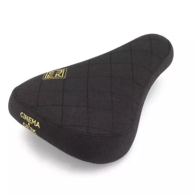 Cinema Ceek 2 Stealth Pivotal (Black) BMX Thick Bicycle Seat • $39.95