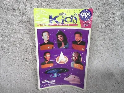 $6.98 • Buy Star Trek The Next Generation Hallmark Stickers 1993 - New In Package!