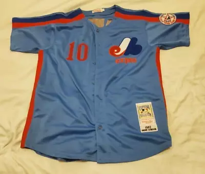 NWOT M&N Montreal Expos Andre Dawson Jersey - Blue - Men's Size 50 • $100