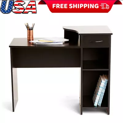 Student Desk With Easy-glide Drawer Blackwood Finish Laptop Computer Table New • $118.50