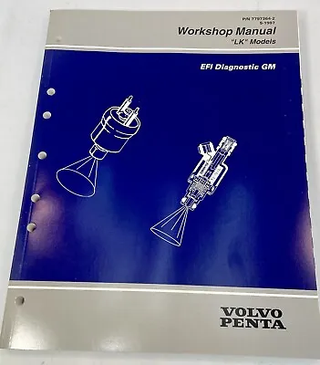 1997  Volvo Penta For  Lk  Models Efi Diagnostic Gm Workshop Manual 7797364-2 • $9