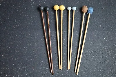 LOT Percussion Vintage Mallets Musser Mike Balter Yarn Rubber Plastic • $37.99