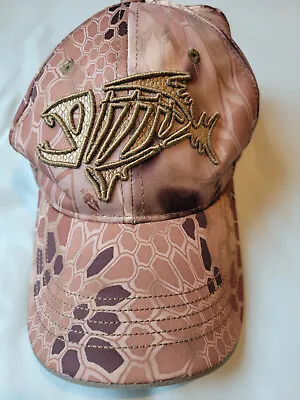 G. Loomis Adjustable Hat Cap Fishing Embroidered Brown Tan Camo • $14.98