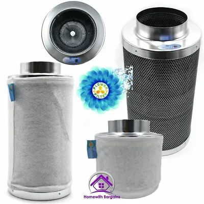 Carbon Filter PRO FLOWER FILTER Air Odour Control Ventilation 4  5  6  10  12  • £29.95