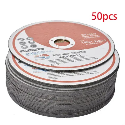 Cutting Discs 6 X.045 X7/8  Cut-off Wheel - Metal & Stainless Steel 50 Pack • $34.44