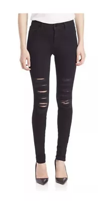 J Brand Jeans Maria High Rise Soft Skinny Legging Jeggings Pants Black Heart • $70