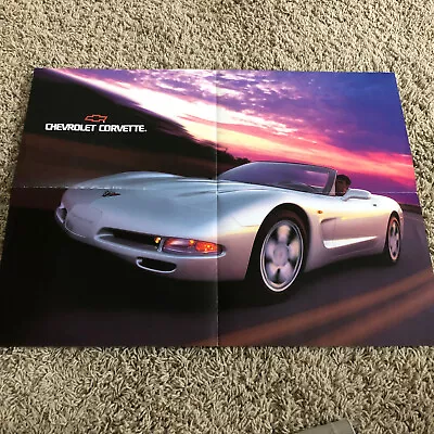 C5 Chevrolet Corvette Convertible European Poster Ex Cond • $14.99