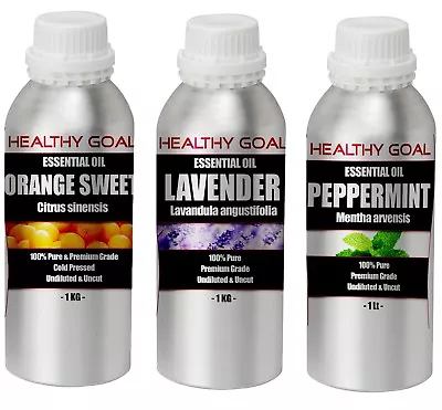 $237 • Buy ESSENTIAL OILS Bulk 1Kg / 1 Litre 100% Pure Uncut Premium Grade Aromatherapy
