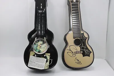 New Elvis Presley 30th Anniversary Commemorative Watch In Metal Guitar Tin 2007 • $35