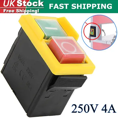 KJD6 250V 4A IP54 5E4 Plastic Replacement On/Off Switch Universal Fr Woodworking • £7.91