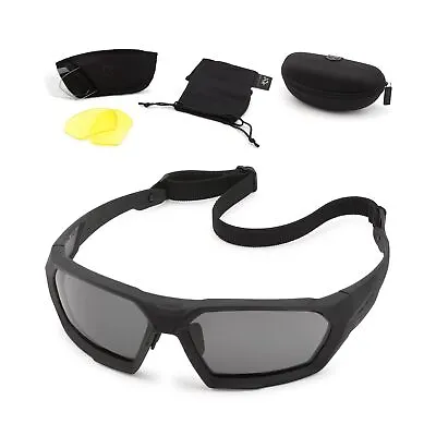 Revision Military Military Unisex-adult Shadowstrike Ballistic Sunglasses Black • $163.24