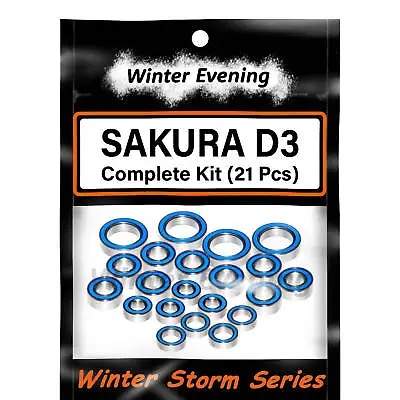 Winter Evening - For 3Racing SAKURA D3 (21 Pcs Bearings Kit) • $19.95