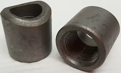 $6.95 • Buy Pair 1/2 Female Pipe Thread Weld Bungs For Welding To Round Tubing Pipe 300 PSI