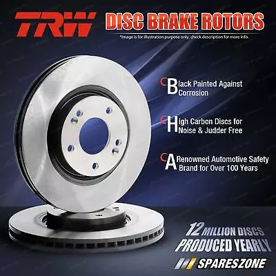 2x Rear TRW Disc Brake Rotors For Honda Civic EG EH EK Civic Coupe EJ8 EM1 • $104.79